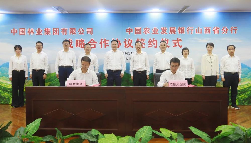 中林集团与农刊行山西省分行签署战术合作和谈