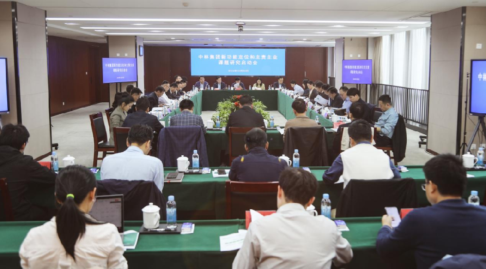 国务院国资委结合有关部委召开中林集团新职能定位与主责主业课题钻研启动会
