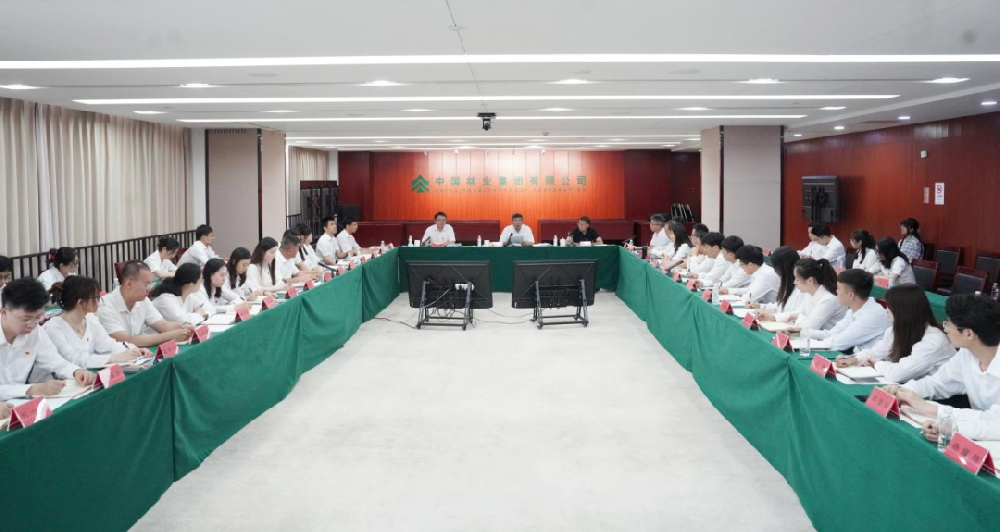 中国林业集团召开总部青年干部基层实际活动第一批成就互换会暨第二批带头部署会